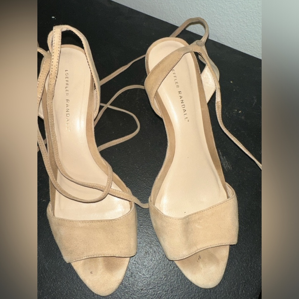 Loeffler Randall size 10 lace up heels